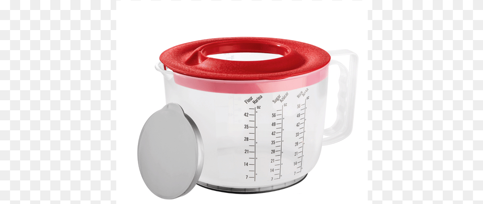 Measuring And Mixing Cup Red Ernesto Mess Mixbecher Quirltopf Mit Spritzschutzdeckel, Jar, Measuring Cup Free Png