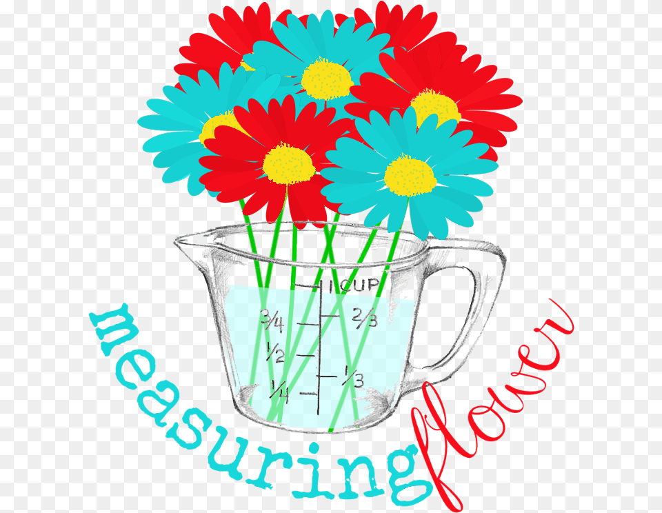 Measuring Flower Rb Logo U2022 Tju0027s Taste Bouquet, Cup, Daisy, Plant, Jar Free Png Download