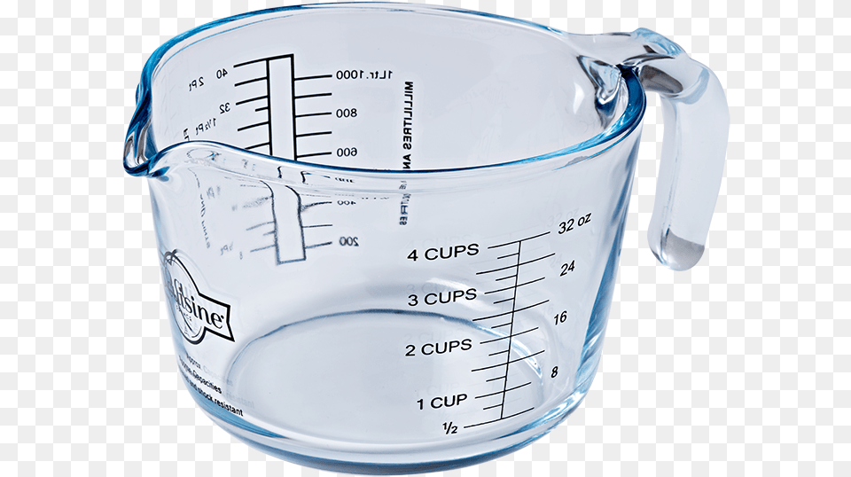 Measuring Jug Unpacked Borosilicate Glass O Cuisine France, Cup, Measuring Cup Free Png