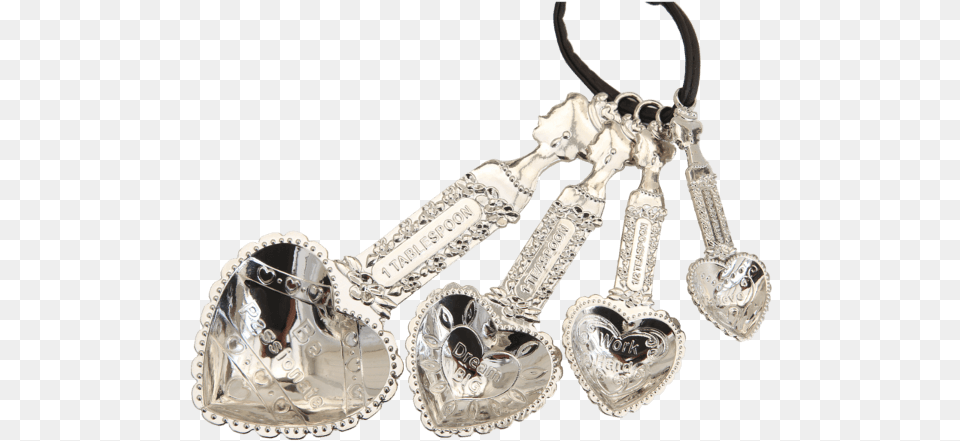 Measuring Spoons Set Qoh2 Earrings, Accessories, Cutlery, Earring, Jewelry Png