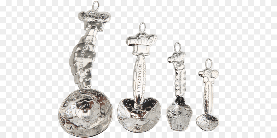 Measuring Spoons Set Sugarspice Silver, Accessories, Cutlery, Earring, Jewelry Free Transparent Png