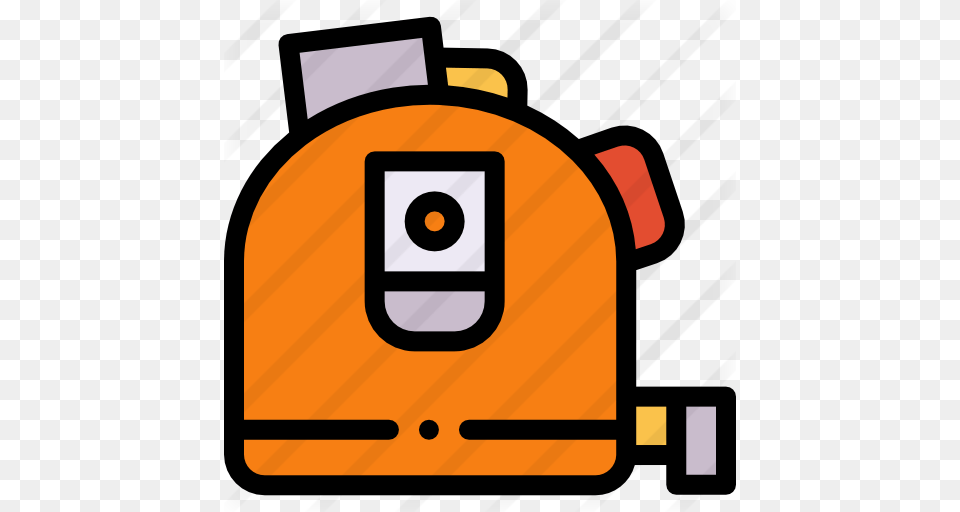 Measuring Tape, Backpack, Bag, Ammunition, Grenade Free Transparent Png