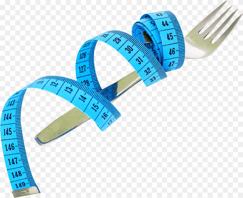 Measuring Tape And Fork Measuring Tape, Cutlery, Chart, Plot Free Transparent Png
