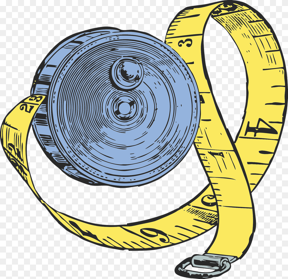 Measuring Tape Clipart, Chart, Plot, Disk Free Png
