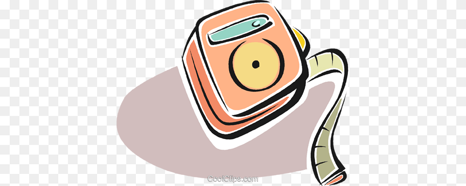 Measuring Tape Royalty Free Vector Clip Art Illustration, Electronics, Phone Png Image