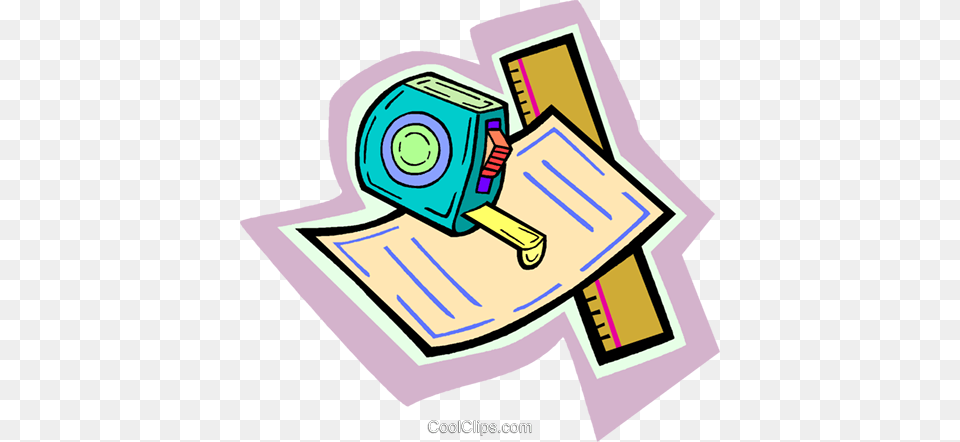Measuring Tape Royalty Vector Clip Art Illustration, Ct Scan Free Png Download