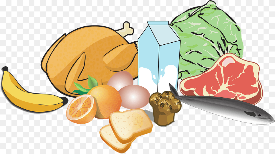 Meat And Veg Clipart, Food, Lunch, Meal, Fruit Png