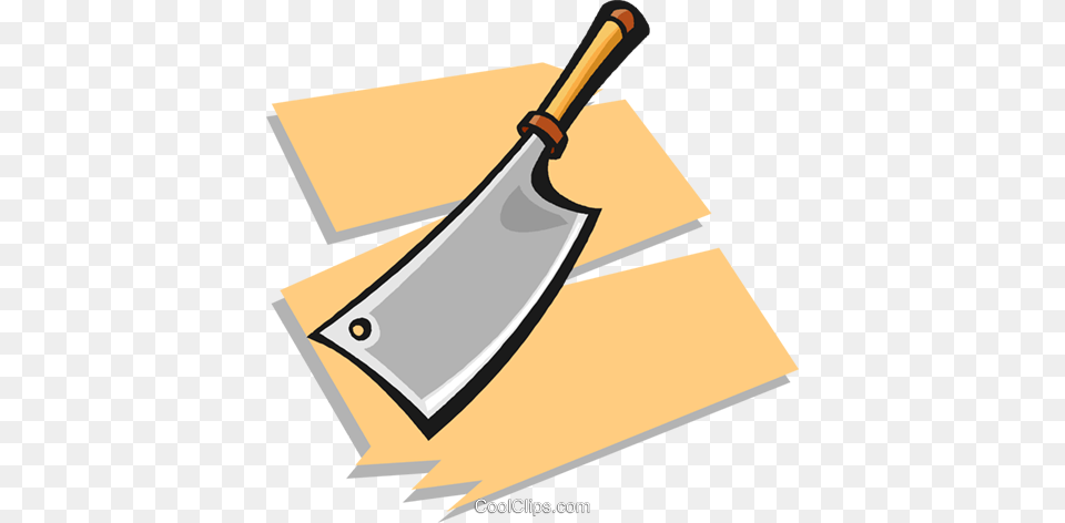 Meat Cleaver Royalty Free Vector Clip Art Illustration, Weapon, Device Png