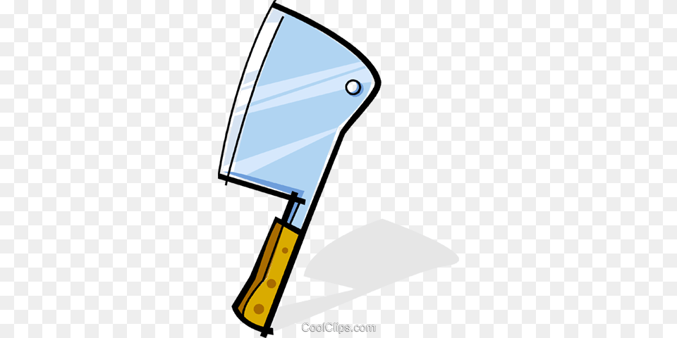 Meat Cleaver Royalty Vector Clip Art Illustration Clip Art, Weapon, Device Free Transparent Png