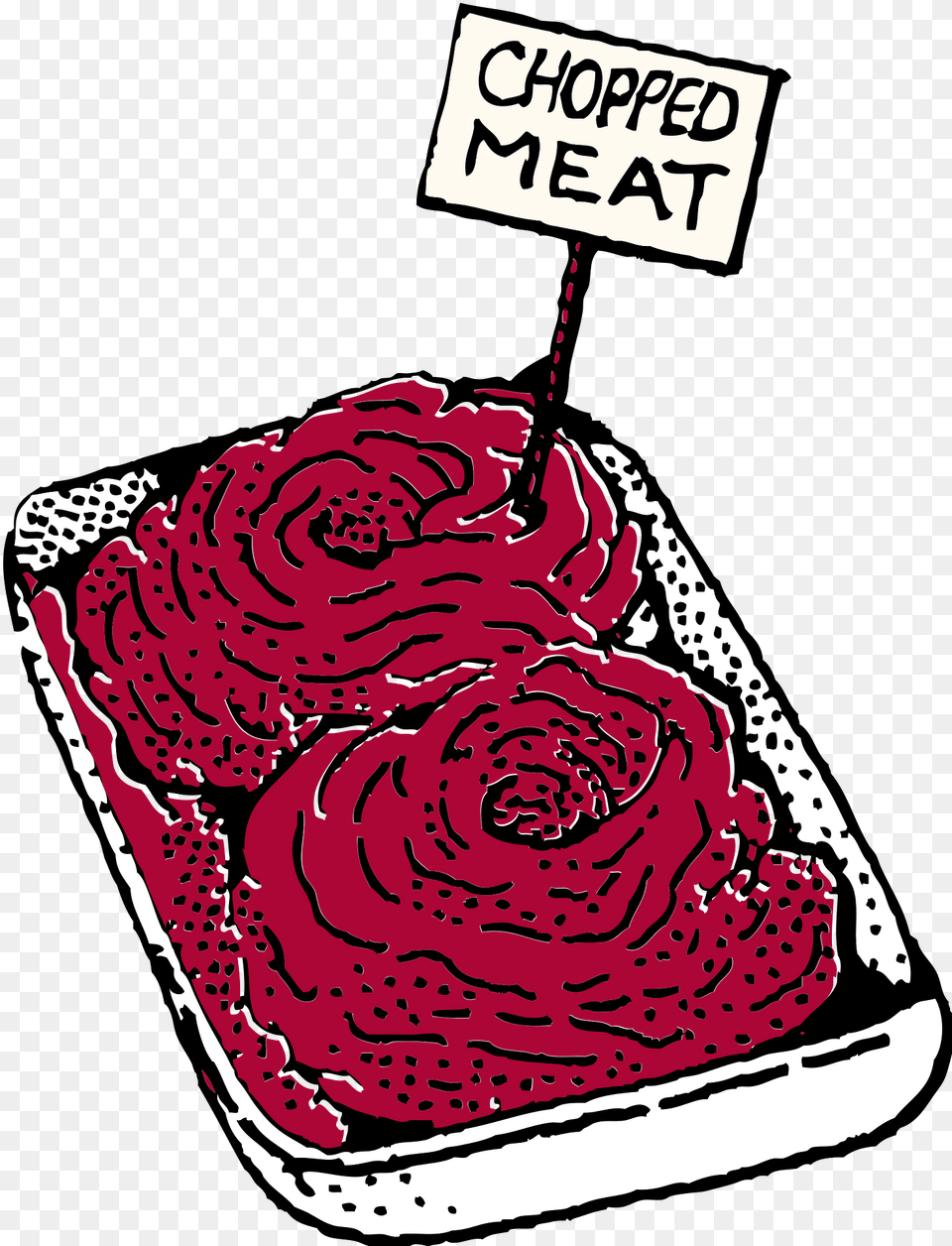 Meat Clipart, Rose, Plant, Flower, Cream Png