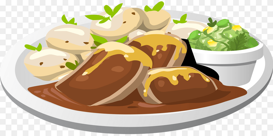 Meat Dish Clipart, Food, Meal, Lunch, Dinner Png