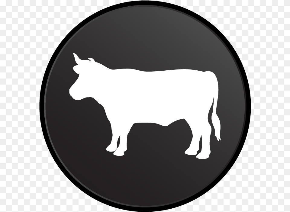 Meat Exotic Meats And More Cow Circle Icon, Animal, Bull, Mammal, Bear Free Png Download