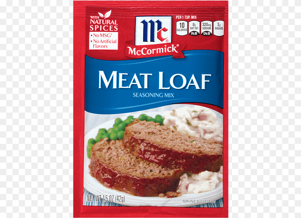 Meat Loaf Seasoning Mix Mccormick Meatloaf Seasoning, Food, Meat Loaf, Sandwich Free Transparent Png