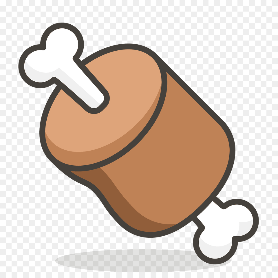 Meat On Bone Emoji Clipart, Cork, Smoke Pipe Png Image