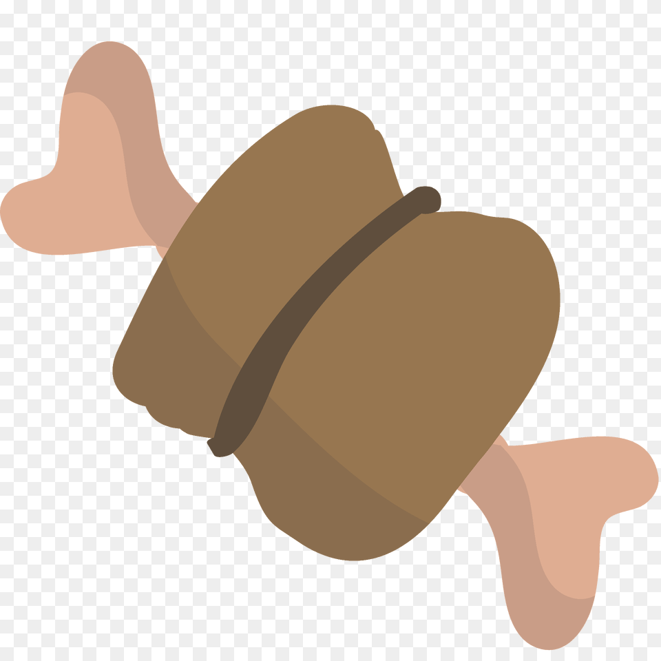 Meat On Bone Emoji Clipart, Clothing, Hat, Sun Hat, Person Png Image