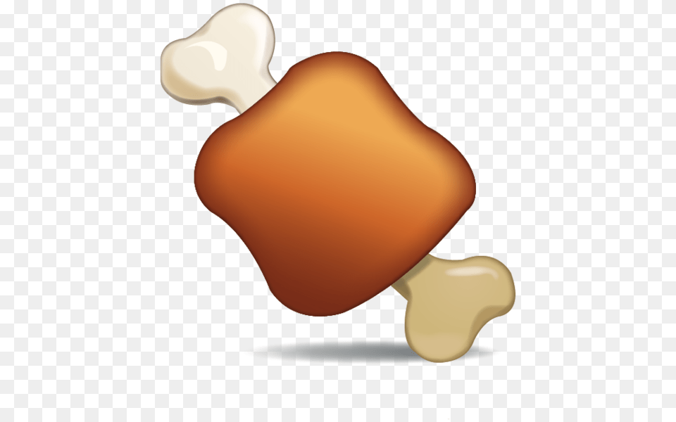 Meat On Bone Emoji Icon Emoji Island, Food, Meal, Sweets, Dish Png Image