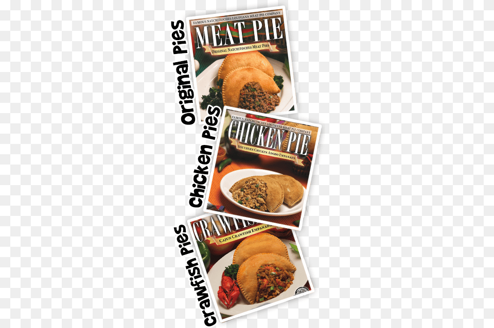 Meat Pies Natchitoches Meat Pie, Food, Lunch, Meal, Advertisement Png Image