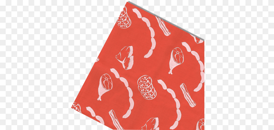Meat Printed Bandana Meat Free Png Download