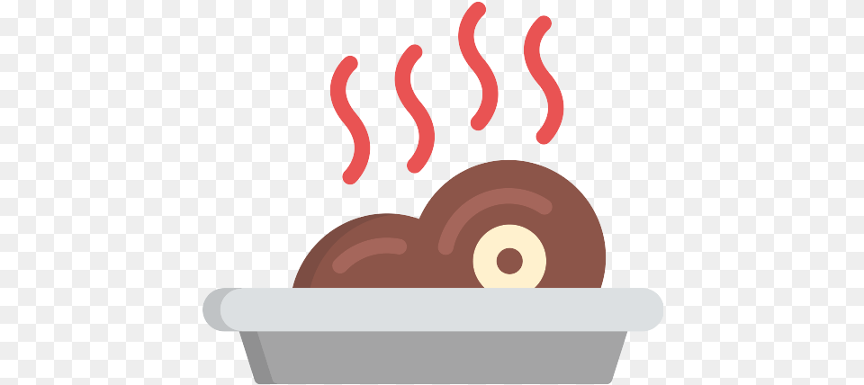 Meat Steak Icon Clip Art, Cream, Dessert, Food, Ice Cream Png Image