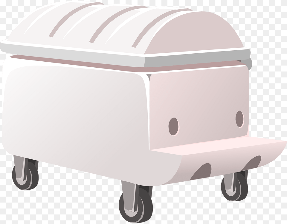 Meat Waste Collector Clipart, Machine, Wheel, E-scooter, Transportation Free Png