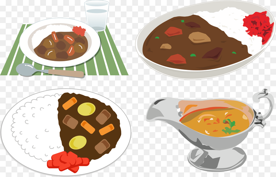 Meatball Curry Rice Food Clipart, Dish, Lunch, Meal, Gravy Png Image