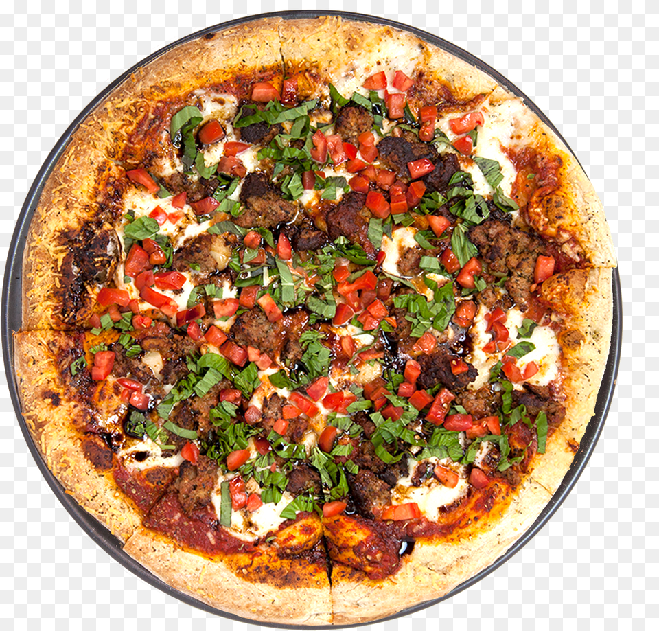 Meatball Pizza California Style Pizza, Food, Food Presentation, Dish, Meal Png