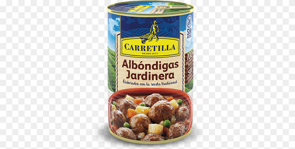 Meatballs With Carretilla Ensalada De Arroz Con Palitos De Mar Tarrina, Food, Ketchup, Meat, Tin Free Png Download