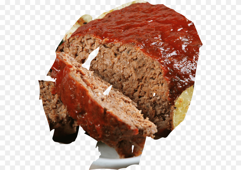Meatloaf Fit 4 Lives With Tasty Vegetarian Cooking, Food, Meat, Meat Loaf, Ketchup Png Image