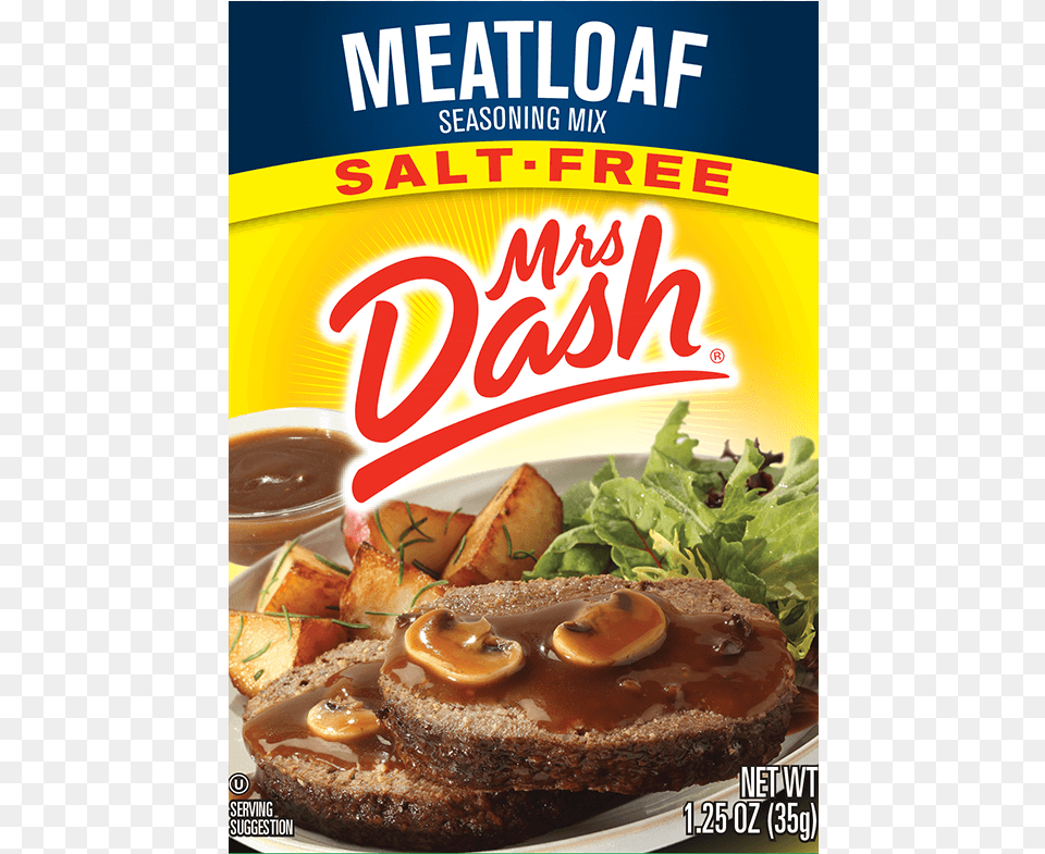 Meatloaf Seasoning Mix Texas Toast, Advertisement, Food, Lunch, Meal Png Image
