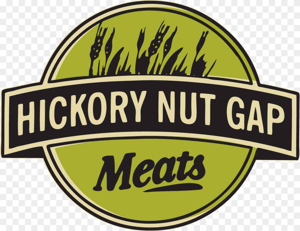 Meats Logo Cream Bkgrnd Hickory Nut Gap Farm, Badge, Symbol, Architecture, Building Png