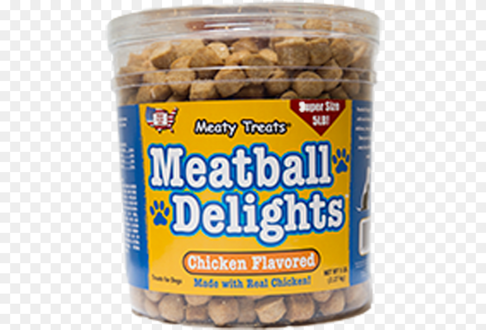 Meaty Treats Meatball Delights Chicken Flavored Dog Meatball Delights Chicken Flavored Dog Treats, Food, Produce, Nut, Plant Png