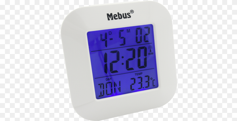 Mebus Digital Alarm Clock Radio Controlled New Funkwecker Digital Hardwareelectronic, Digital Clock, Computer Hardware, Electronics, Hardware Free Png