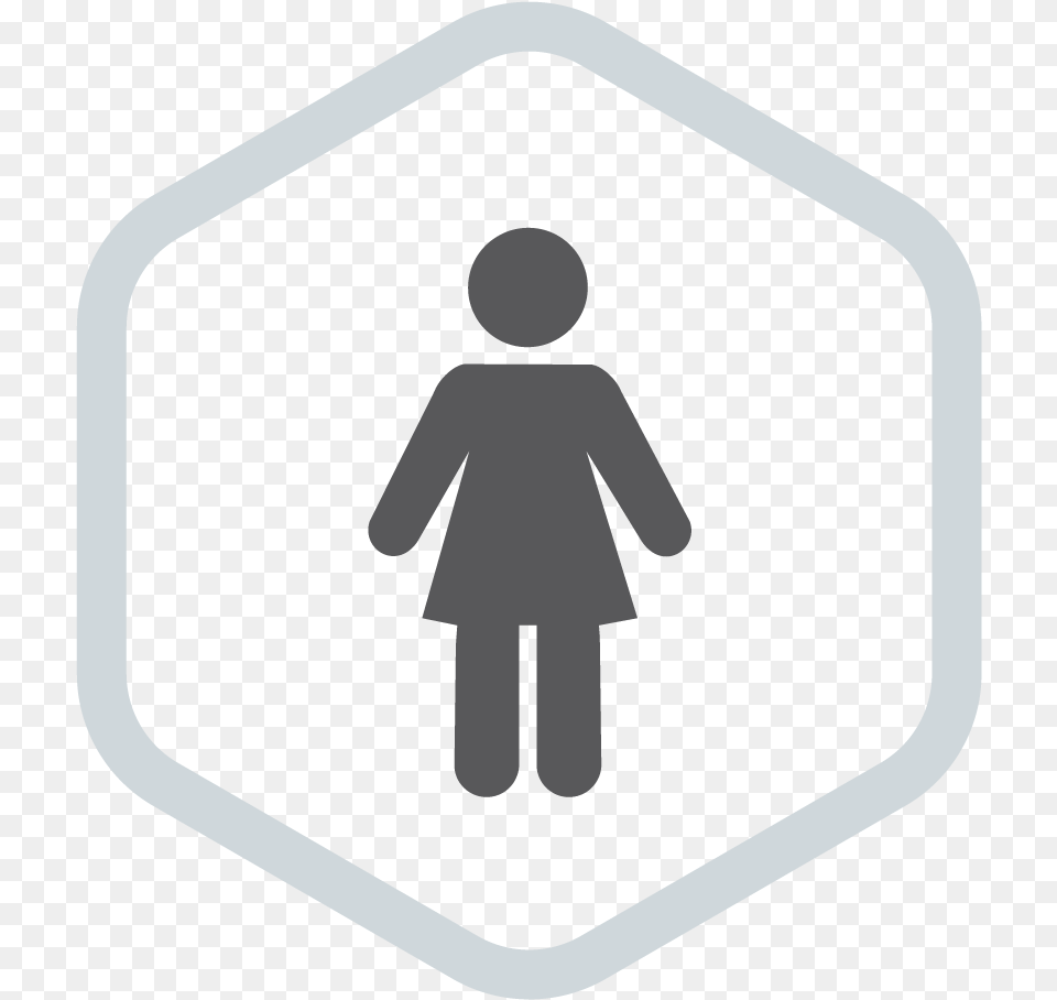 Mec Bridgewell Icons 2018 Female Traffic Sign, Symbol, Road Sign Free Transparent Png