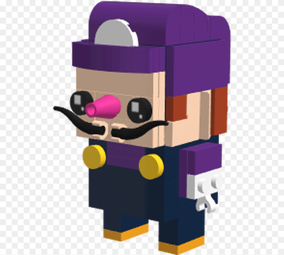 Mecabrickscom Waluigi Brickheadz Cartoon, Gas Pump, Machine, Pump Free Png