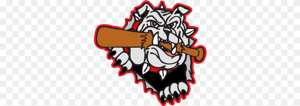 Mecabrush Personalized Vinyl Decals And Custom Airbrush Bergen Community College Bulldogs, Baseball, Baseball Bat, Sport, Dynamite Free Png Download