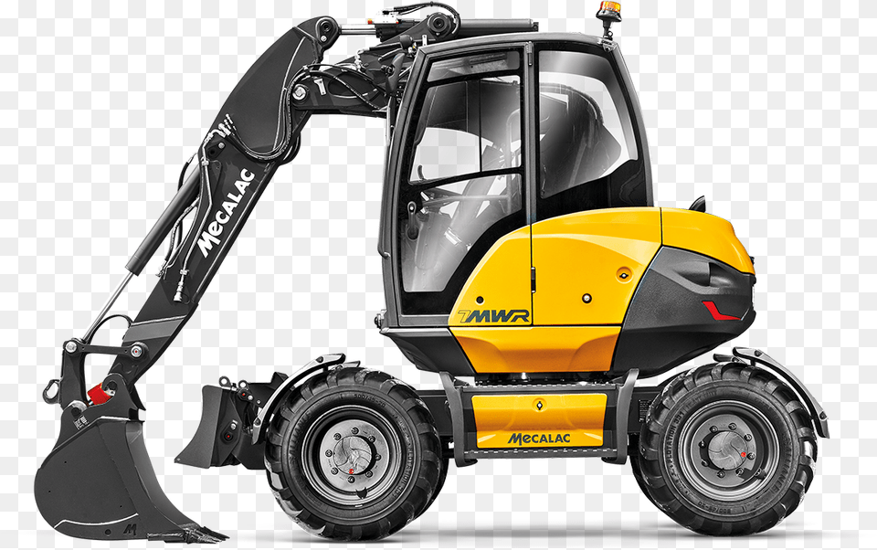 Mecalac, Machine, Wheel, Car, Transportation Free Transparent Png
