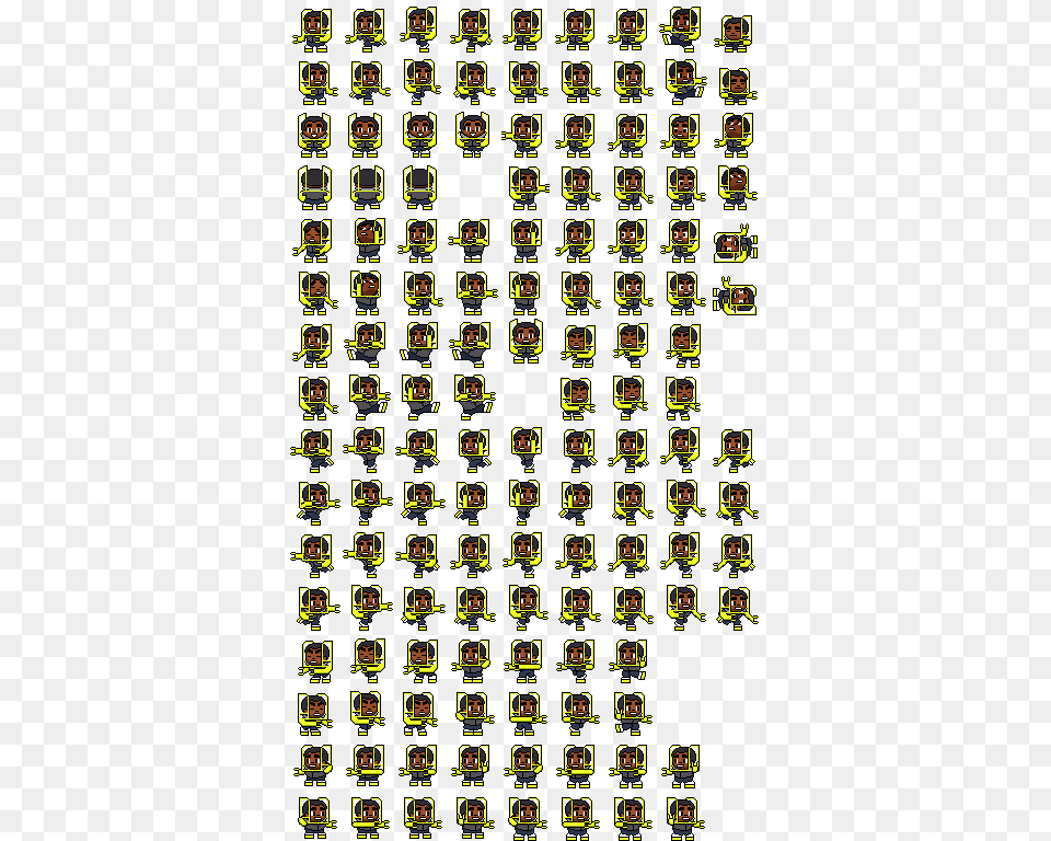 Mech Sprite Sheet, Text, Number, Symbol, Person Free Png Download