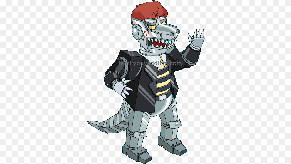 Mecha Rick Astley Family Guy The Quest For Stuff Godzilla, Book, Comics, Publication, Baby Free Transparent Png