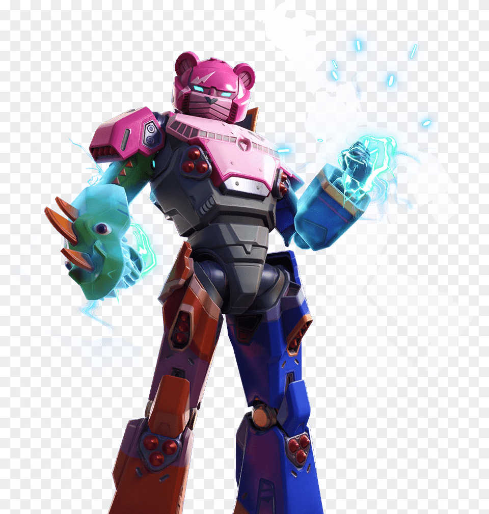 Mecha Team Leader Fortnite Mecha Team Leader, Toy, Robot, Person Png