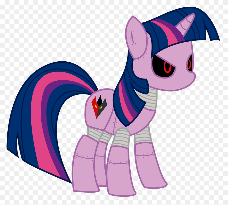 Mecha Twilight Sparkle My Little Pony Friendship Is Magic, Purple, Art, Graphics, Book Free Png Download