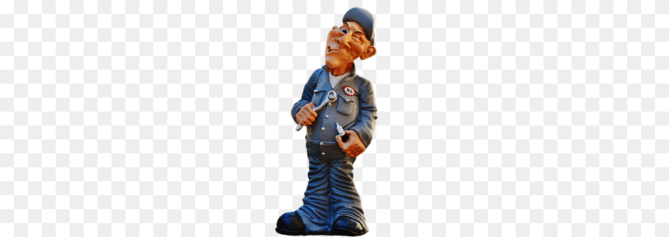 Mechanic Figurine, Boy, Child, Male Free Png Download