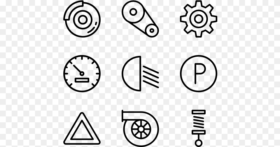 Mechanic Amp Repair Marine Icons, Gray Free Png Download