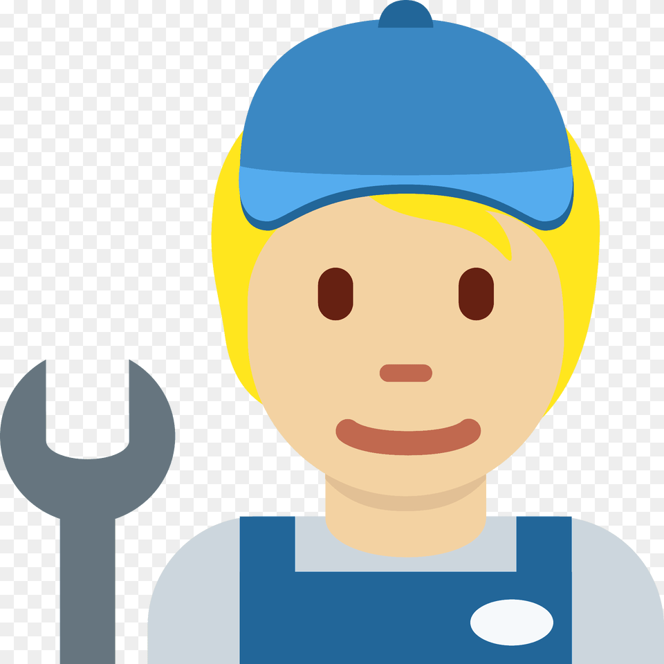 Mechanic Emoji Clipart, Bathing Cap, Spoon, Hat, Cutlery Free Png