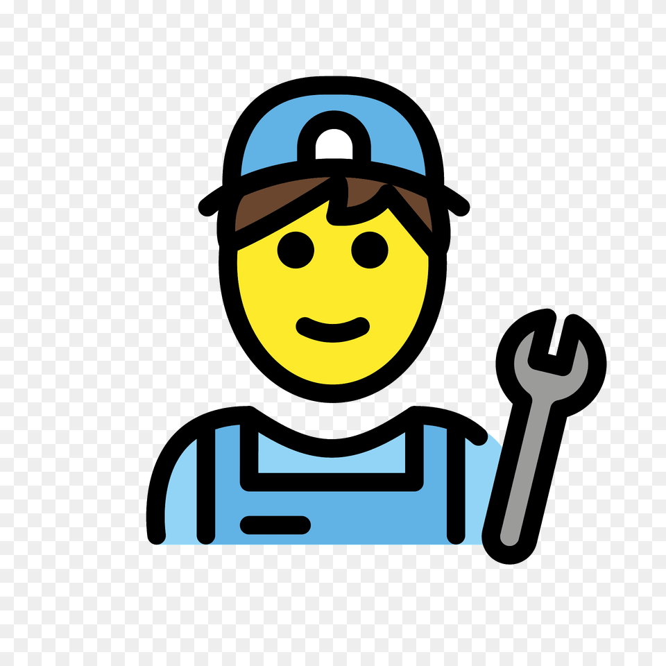 Mechanic Emoji Clipart, Face, Head, Person, Baby Free Png Download