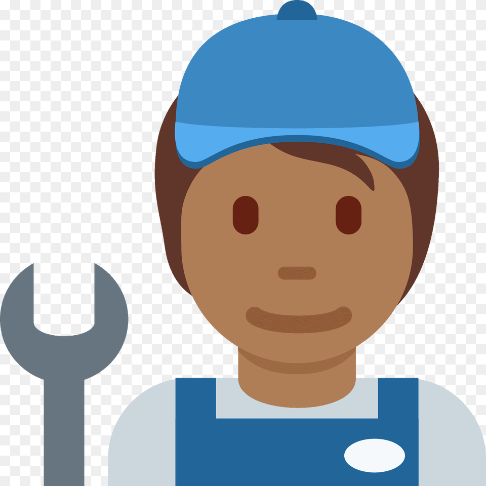 Mechanic Emoji Clipart, Spoon, Baseball Cap, Cap, Clothing Png Image