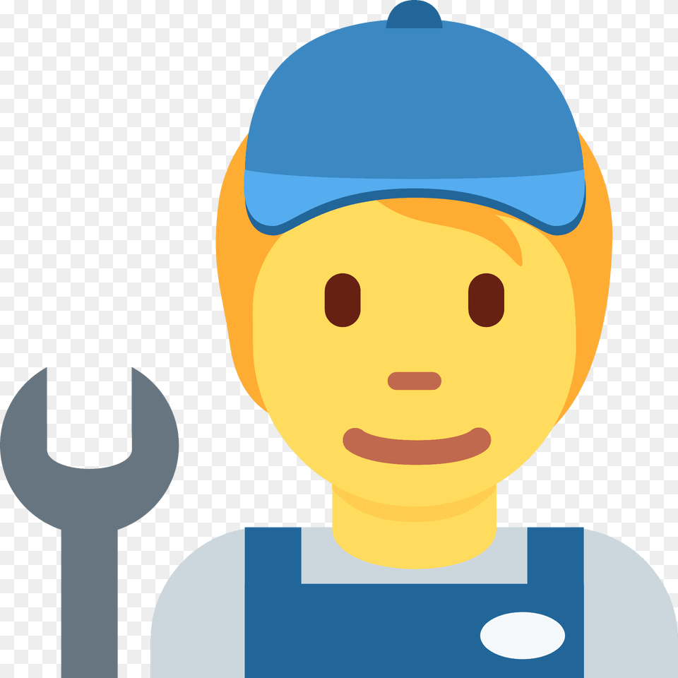 Mechanic Emoji Clipart, Cap, Spoon, Hat, Cutlery Free Png Download