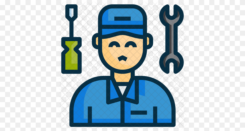 Mechanic Icon Technician Icon, People, Person, Art Free Png Download