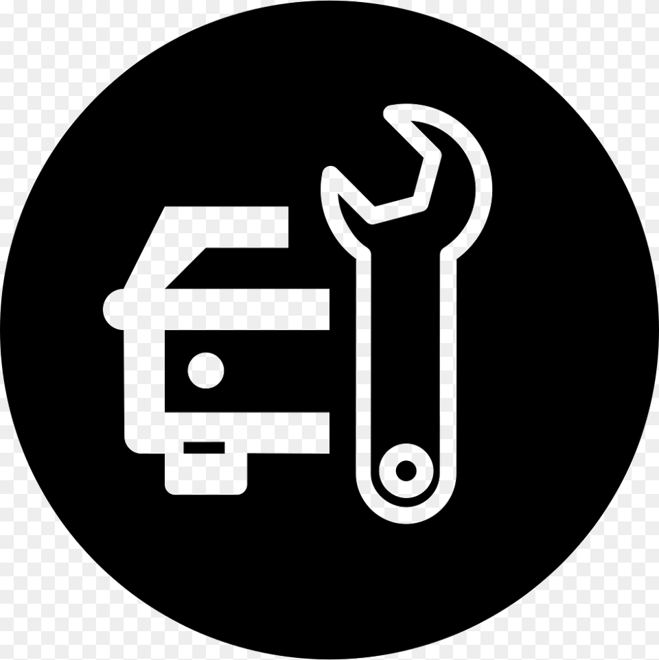 Mechanic Instagram Icon Black And White Round, Disk Png