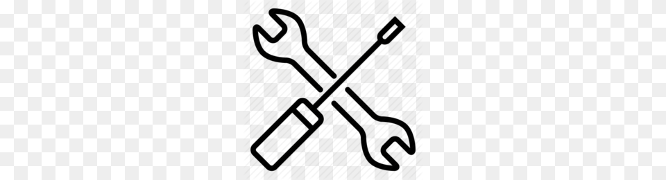 Mechanic Tools Black And White Clipart, Smoke Pipe Png