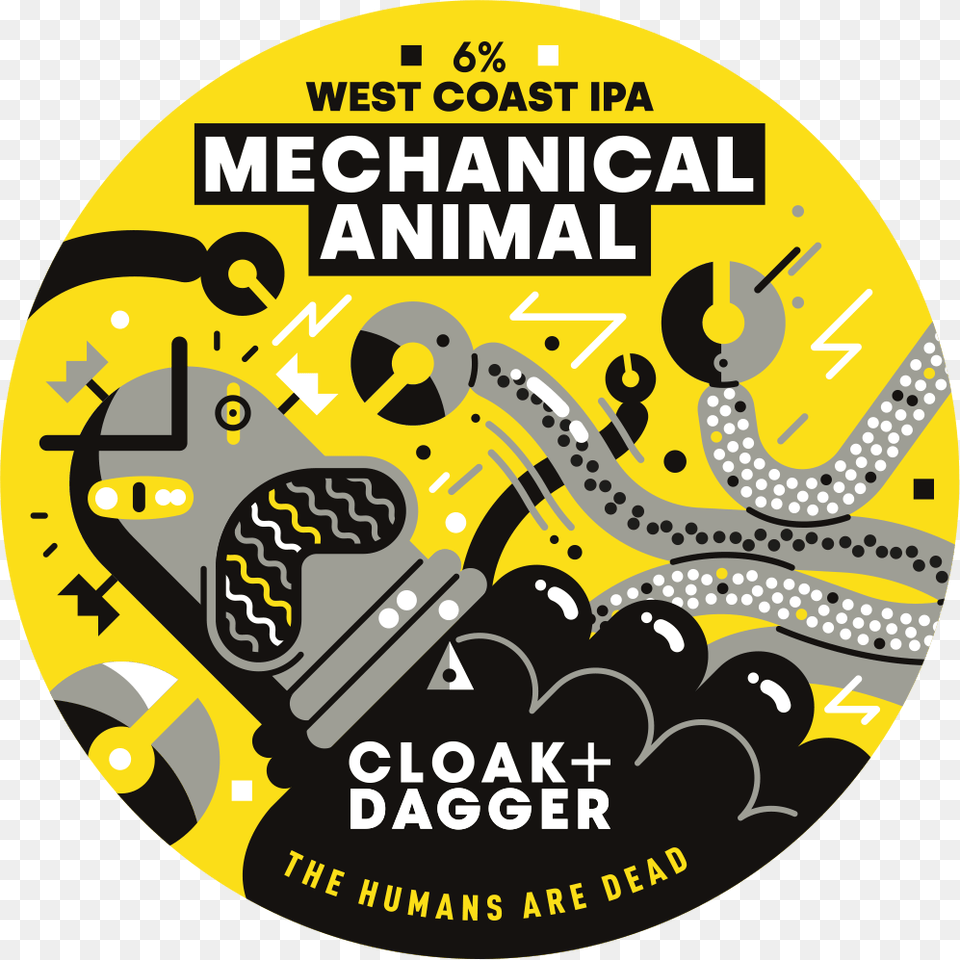 Mechanical Animal Kegbadge Graphic Design, Advertisement, Poster, Disk Free Png Download
